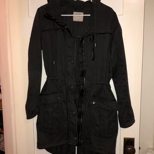 Abercrombie & Fitch Small Charcoal Long Coat